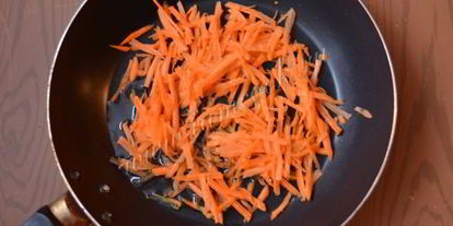 Шаг 5: белкового омлета с морковью