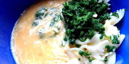 Шаг 10: фриттаты с макаронами и шпинатом