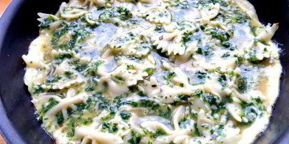 Шаг 16: фриттаты с макаронами и шпинатом