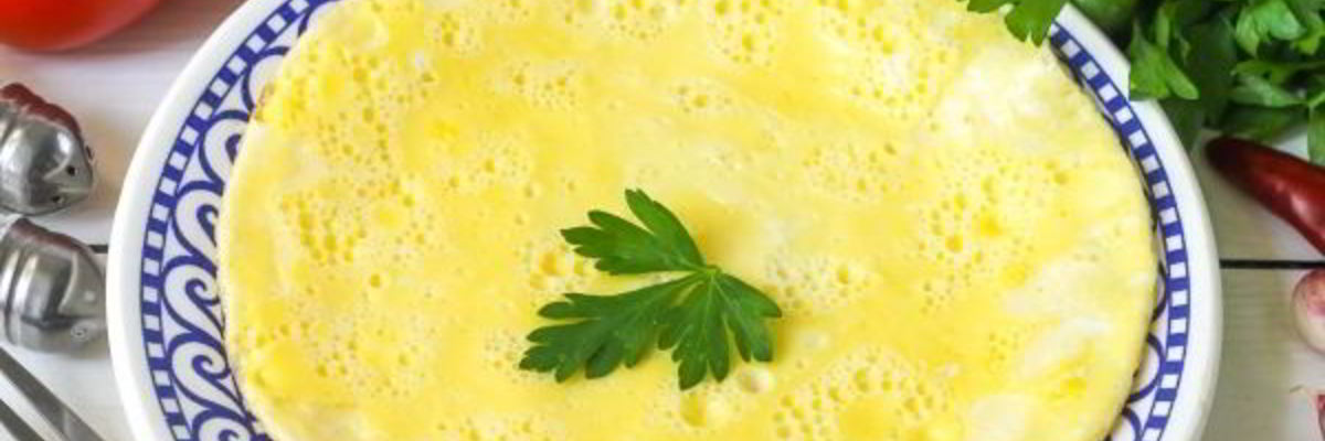 Рецепт Омлета на воде на сковороде