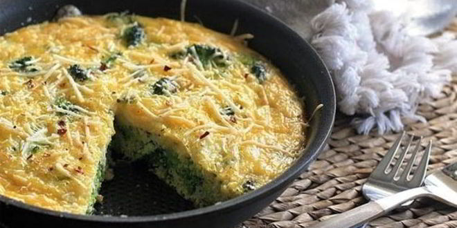 Рецепт омлета с брокколи