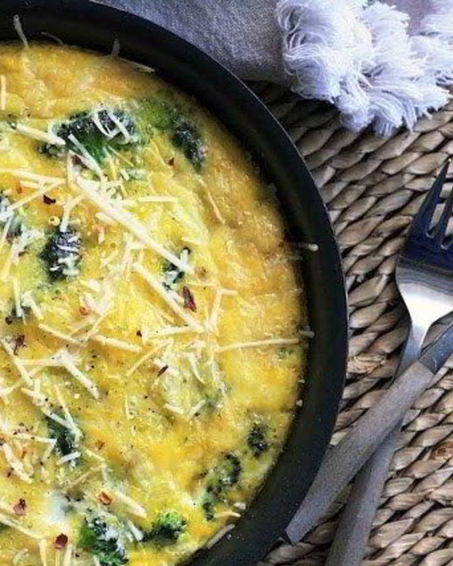 Рецепт омлета с брокколи