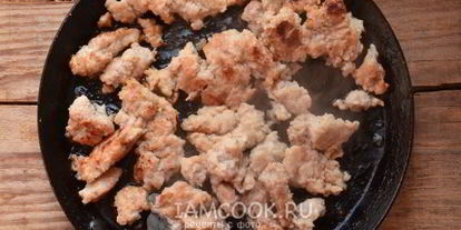 Шаг 5: омлета с фаршем в духовке