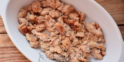 Шаг 6: омлета с фаршем в духовке