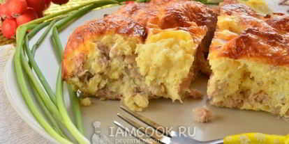 Шаг 9: омлета с фаршем в духовке