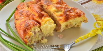 Шаг 10: омлета с фаршем в духовке