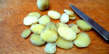 Шаг 5: омлета с картофелем