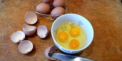 Шаг 8: омлета с картофелем