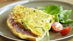 Рецепт Омлета с колбасой