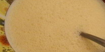 Шаг 2: омлета с манкой