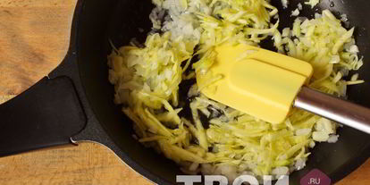 Шаг 2: омлета с рисом