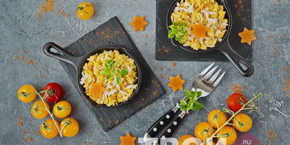 Шаг 6: омлета с рисом