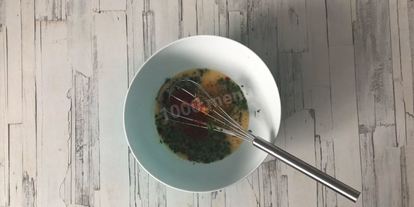 Шаг 3: омлета с творогом