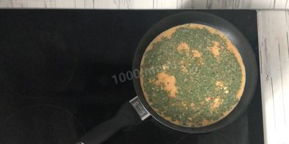 Шаг 7: омлета с творогом