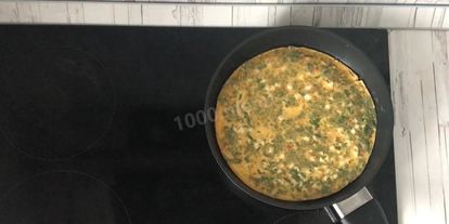 Шаг 8: омлета с творогом