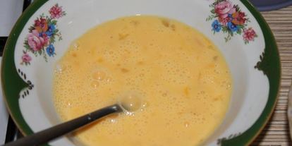 Шаг 2: омлета с тыквой и творогом на пару