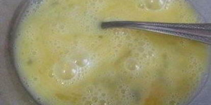 Шаг 3: омлета с яблоками