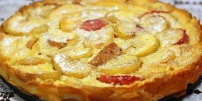 Шаг 5: омлета с яблоками