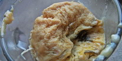 Шаг 5: омлета с зеленью за 2 минуты