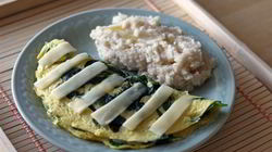 Рецепт Омлета со шпинатом и фетой