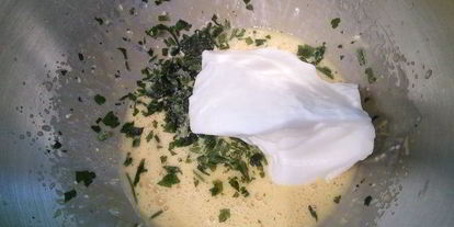 Шаг 1: омлета-суфле кордон блю