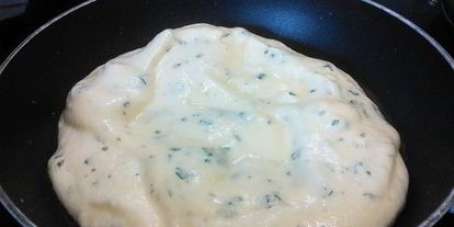 Шаг 2: омлета-суфле кордон блю