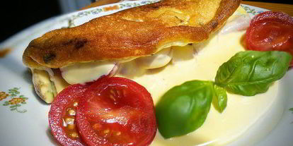 Шаг 7: омлета-суфле кордон блю