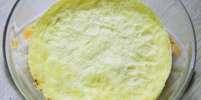 Шаг 4: омлета в микроволновке