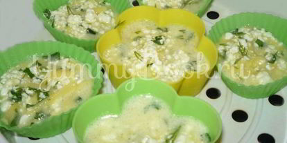 Шаг 5: парового омлета с творогом из мультиварки