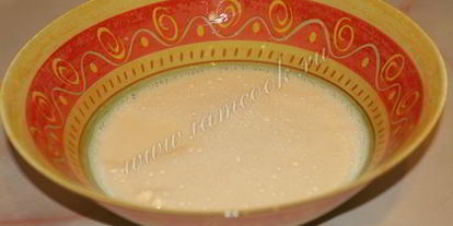 Шаг 2: пышного омлета с гренками