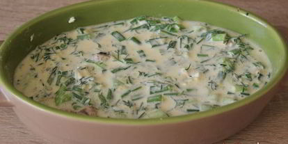 Шаг 4: зеленого омлета с брокколи, шампиньонами и кускусом