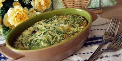 Шаг 6: зеленого омлета с брокколи, шампиньонами и кускусом