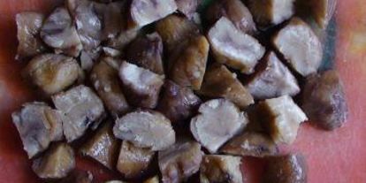 Шаг 2: куриного паштета с каштанами