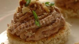 Рецепт Паштета из фасоли и чечевицы