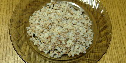 Шаг 2: паштета из гречки и куриной печени