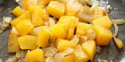 Шаг 1: паштета из куриной печени и тыквы