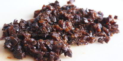 Шаг 8: паштета иза куриной печеней с черносливома