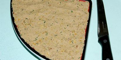 Шаг 7: паштета из куриной печени с лисичками