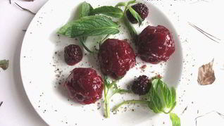 Рецепт Паштета из куриной печени в ежевичном желе