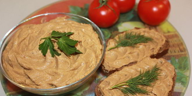 Рецепт паштета из куриной печени