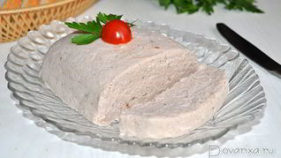 Рецепт Паштета из курицы с ветчиной