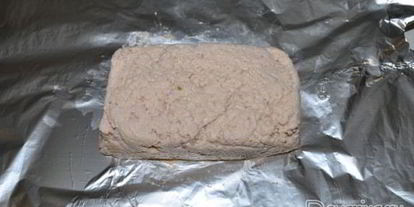 Шаг 3: паштета из курицы с ветчиной