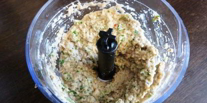 Шаг 3: паштета из нута с вешенками и грецкими орехами