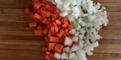 Шаг 1: паштета из печени кролика с каштанами