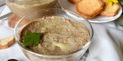 Шаг 13: паштета из печени кролика с каштанами