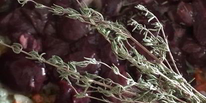 Шаг 5: паштета из печени кролика с каштанами