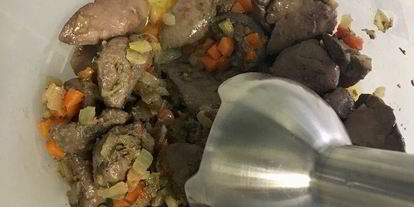 Шаг 7: паштета из печени кролика с каштанами