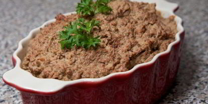 Шаг 5: паштета из печени