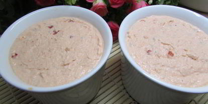 Шаг 5: паштета из семги с красной икрой и белым вином