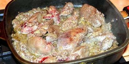 Шаг 11: паштета из утиной печени